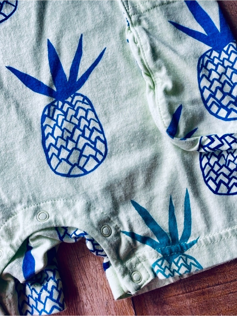 Summer Pineapple Print Boy Romper 🍍 - Picture 3 of 5
